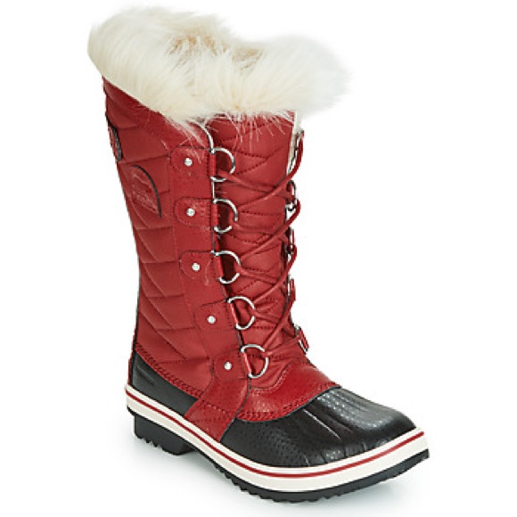 Sorel Tofino Ii Red/ Black 8.5 Nwt